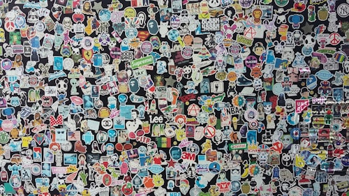 Small Laptop Stickers